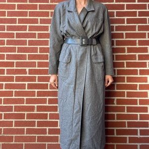 Vintage Anne Klein wool trench coat
